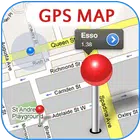 GPS Map Navigation Route Find