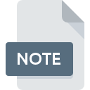 NOTE File Extension